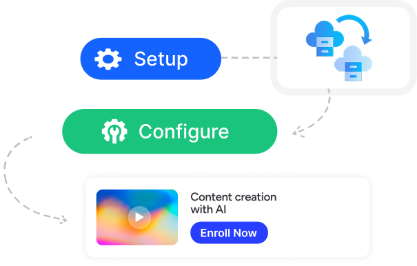 Structured onboarding illustration