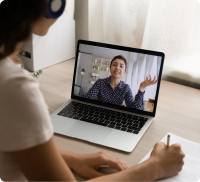 Leapup learner in a live session